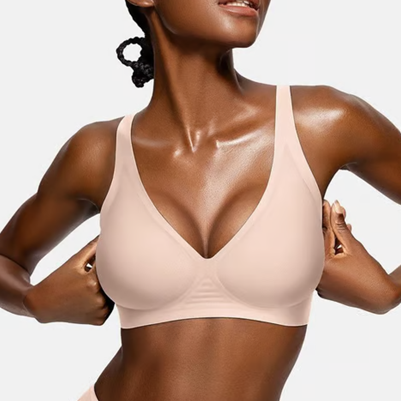 Frühjahrsaktion: 40 % Rabatt💕 der ultra-bequeme, drahtlose Damen-BH: nahtlos, Tief-V & Push-Up