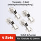 4er Set Topfscharniere mit Schrauben