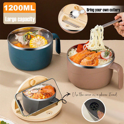 🍜304 Edelstahl isolierte Ramen-Schüssel