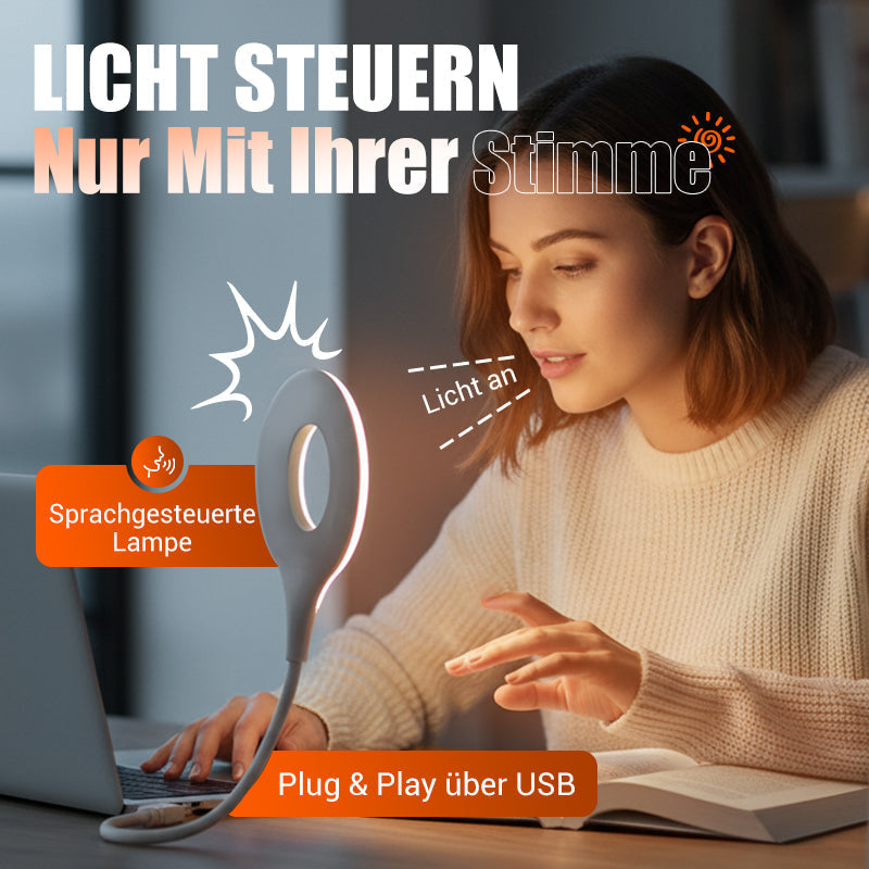 💥💥Sprachgesteuerte LED-USB-Lampe