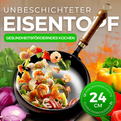 🔥🔥Rabatt auf unbeschichteten dicken Eisentopf