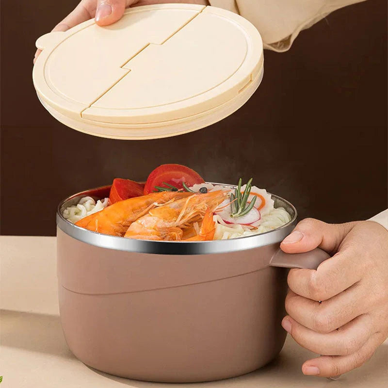 🍜304 Edelstahl isolierte Ramen-Schüssel