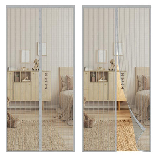 🦟 50% RABATT! 🧲 Verstärkter magnetischer Mückenschutz-Vorhang – Einfache Montage ohne Bohren 🏡