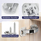 4er Set Topfscharniere mit Schrauben