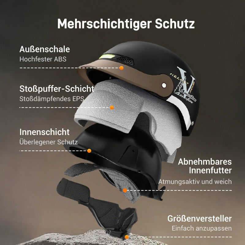 💥 50 % Rabatt + versandkostenfrei! 🛡️ Leichter, stoßfester Motorradhelm – atmungsaktiv & stylisches Design für sicheren Fahrspaß 🏍️✨