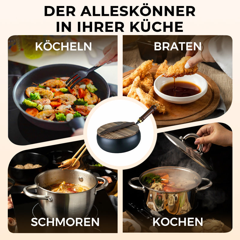 🔥🔥Rabatt auf unbeschichteten dicken Eisentopf