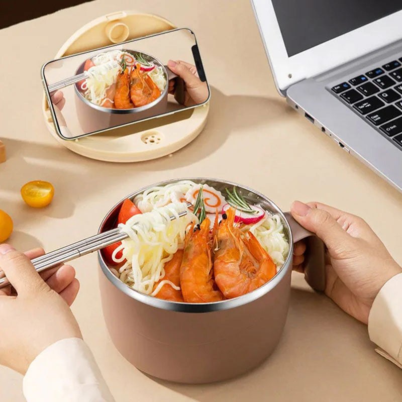 🍜304 Edelstahl isolierte Ramen-Schüssel