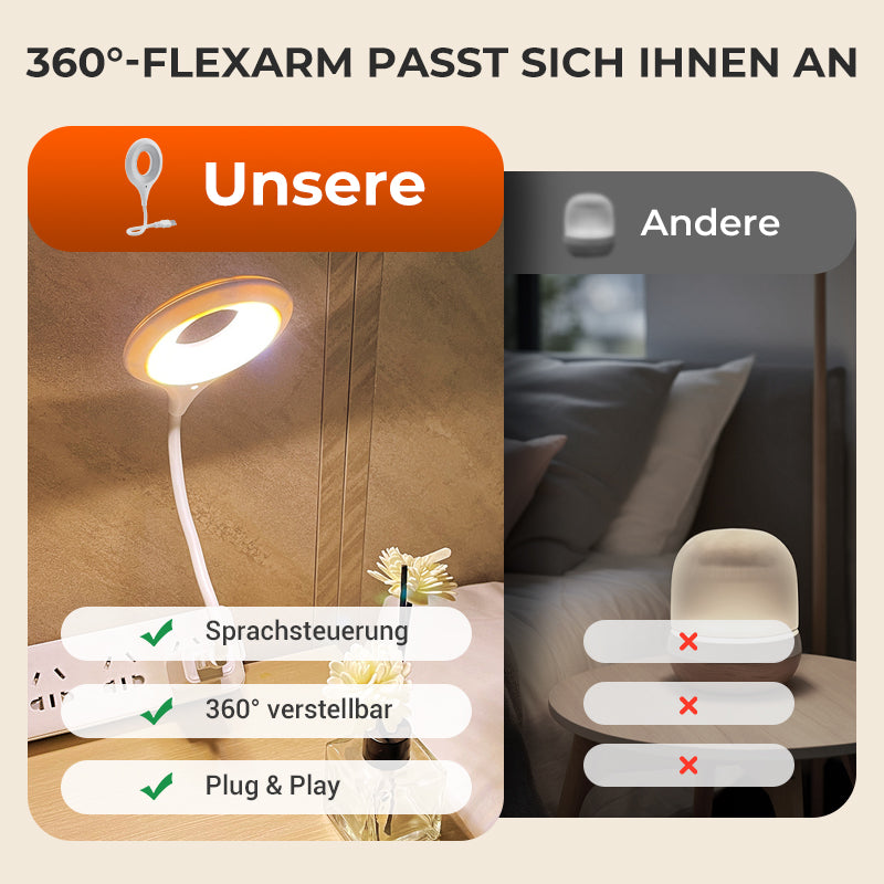 💥💥Sprachgesteuerte LED-USB-Lampe