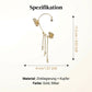 💕Schlichte Ohrclips mit Schmetterlings- und Blumenmotiv & Quasten – Elegant & bequem, ohne Ohrloch 🌸🦋