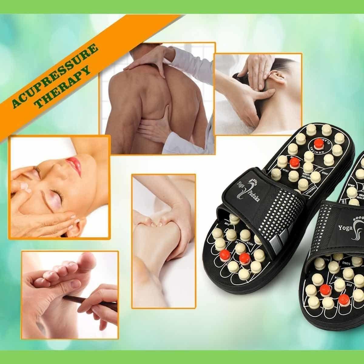 Akupressur- und Magnetfeldtherapie-Hausschuhe