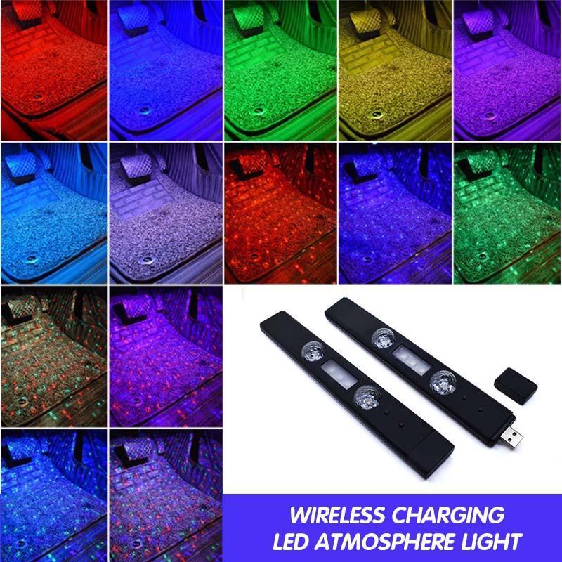 🚙Kabelloses Aufladen LED-Umgebungslicht