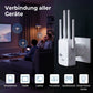 WLAN-Verstärker – 1200 Mbit/s, Dualband (5 GHz / 2,4 GHz) 📶 Maximale Signalverstärkung – stabile Verbindung im ganzen Haus!