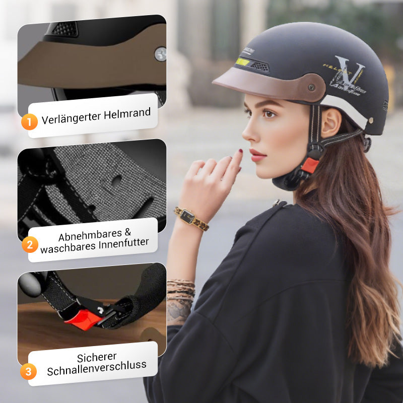 💥 50 % Rabatt + versandkostenfrei! 🛡️ Leichter, stoßfester Motorradhelm – atmungsaktiv & stylisches Design für sicheren Fahrspaß 🏍️✨
