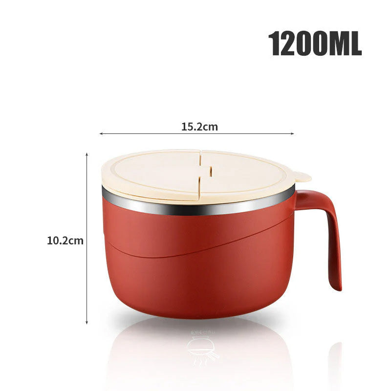 🍜304 Edelstahl isolierte Ramen-Schüssel