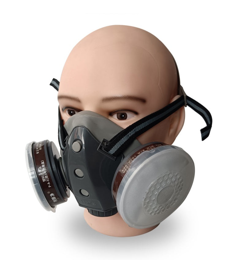 💎 40% RABATT! ⛑️ Aktivkohle-Anti-Staub-Doppeltank-Gasmaske – Doppelfilter, Gas- & Partikelschutz, inkl. Schutzbrille 🔥