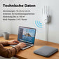 WLAN-Verstärker – 1200 Mbit/s, Dualband (5 GHz / 2,4 GHz) 📶 Maximale Signalverstärkung – stabile Verbindung im ganzen Haus!