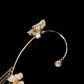 💕Schlichte Ohrclips mit Schmetterlings- und Blumenmotiv & Quasten – Elegant & bequem, ohne Ohrloch 🌸🦋