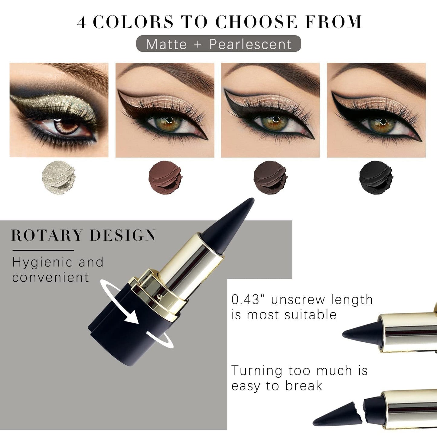 💥Matter, schnell trocknender Eyeliner