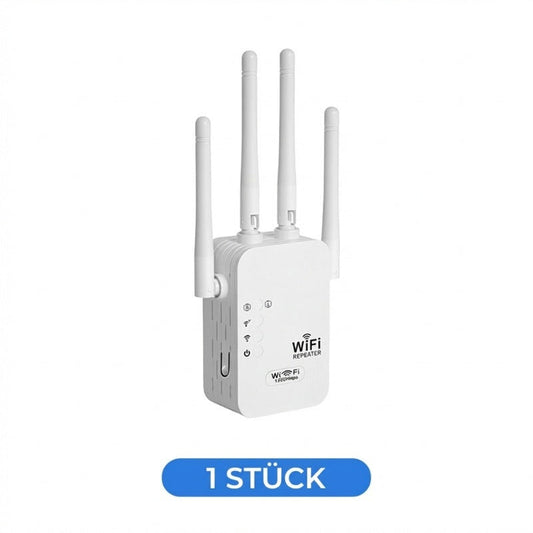 WLAN-Verstärker – 1200 Mbit/s, Dualband (5 GHz / 2,4 GHz) 📶 Maximale Signalverstärkung – stabile Verbindung im ganzen Haus!