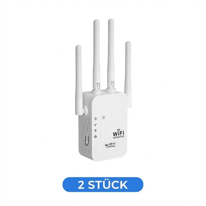 WLAN-Verstärker – 1200 Mbit/s, Dualband (5 GHz / 2,4 GHz) 📶 Maximale Signalverstärkung – stabile Verbindung im ganzen Haus!