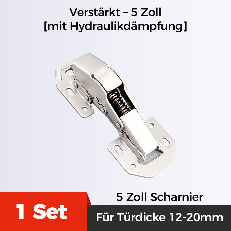 4er Set Topfscharniere mit Schrauben