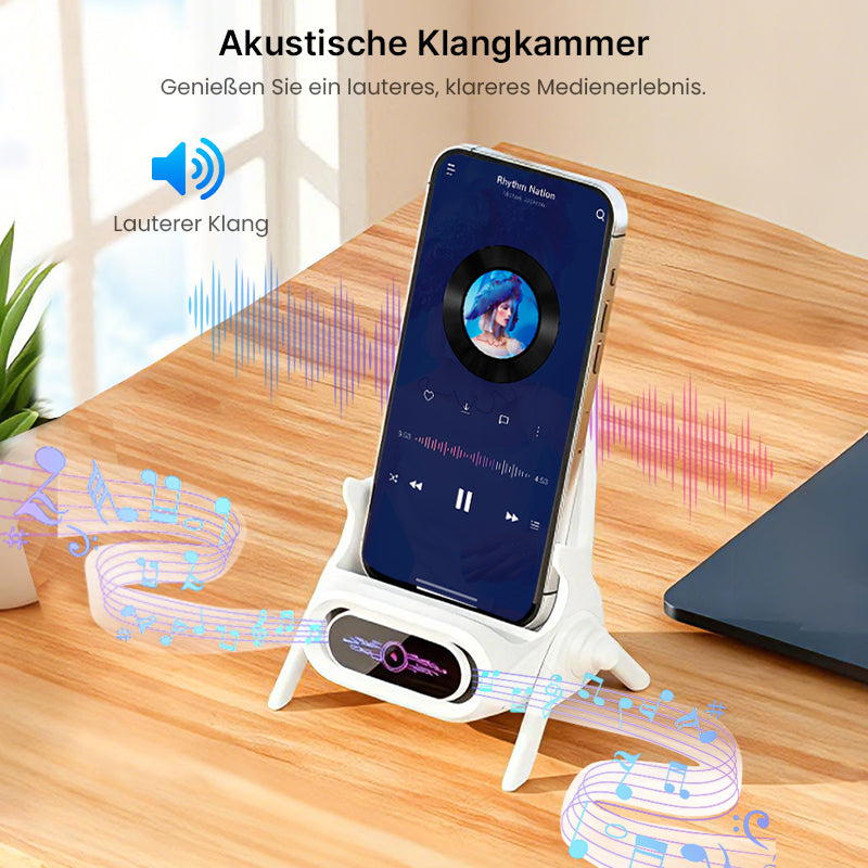 🔥  🎁 Multifunktionale kabellose Halterung mit Schnellladegerät für Smartphones
