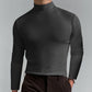 🎉Slim Fit Langarm-T-Shirt für Herren mit Stehkragen