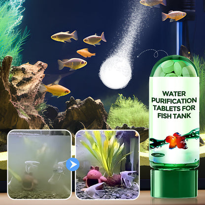 🚀Kaufen 5 und erhalten 5 gratis♻️💧Leistungsstarke Wasserreinigungstablette für Aquarien