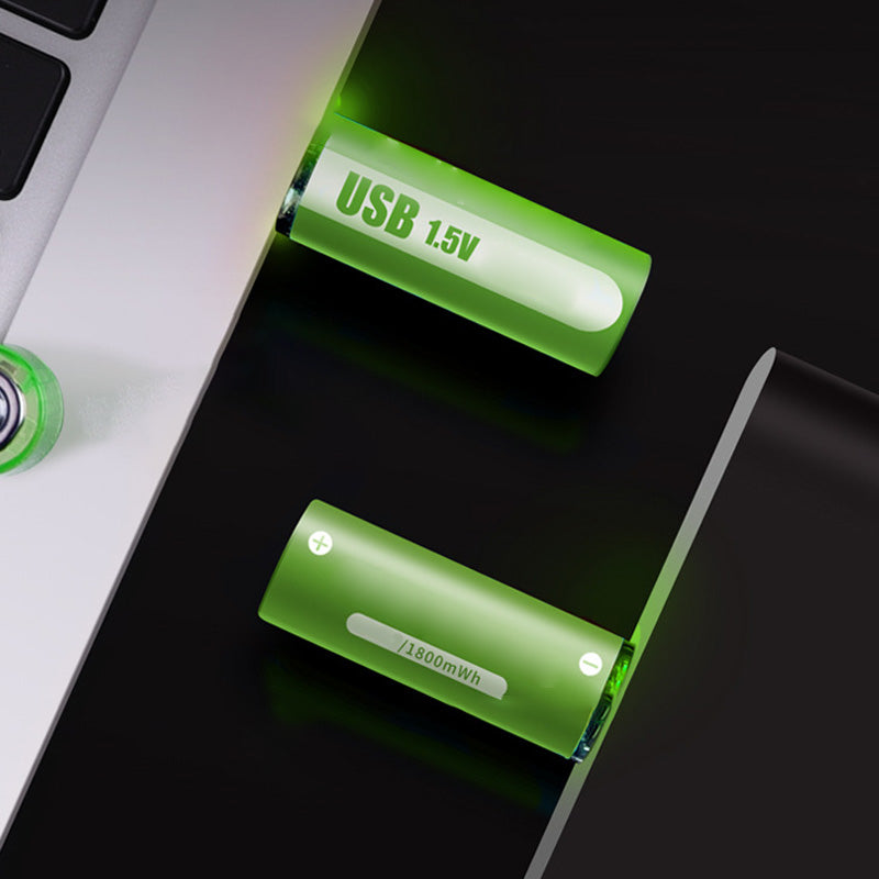 🔋💥Lithium-AA-Akkus mit USB-Anschluss – Konstante Ausgangsspannung von 1,5 V, lange Laufzeit (über 1000 Ladezyklen)♻️