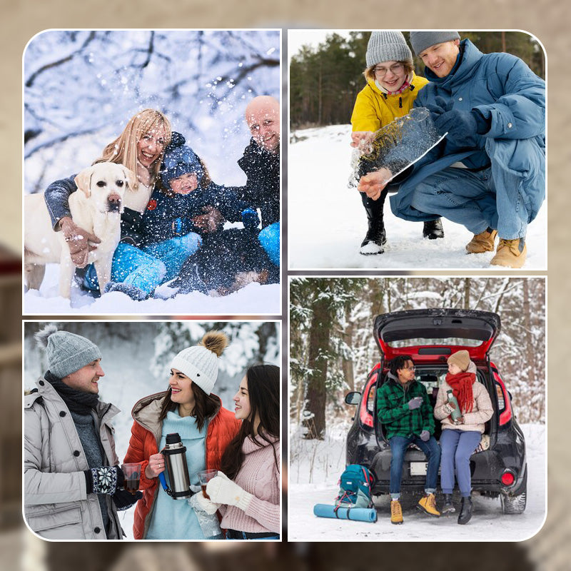 🔥Limited time 50% off🔥3-in-1 Fleecegefütterte Mütze und Schal für Damen