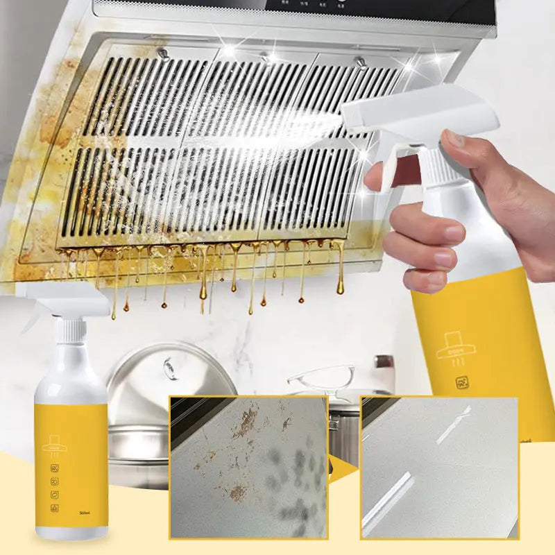 💥🍳 Küchenfettentferner Spray – Sofortige Reinigung für Dunstabzugshauben, Herde und Spülen ohne Schrubben! ✅ Effektiv & Zeitsparend