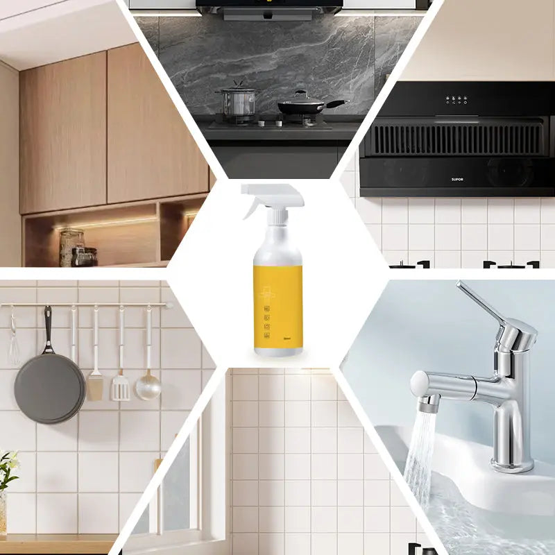 💥🍳 Küchenfettentferner Spray – Sofortige Reinigung für Dunstabzugshauben, Herde und Spülen ohne Schrubben! ✅ Effektiv & Zeitsparend