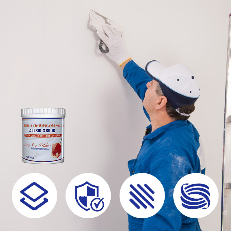 🧱🛠️Faserelastische Anti-Riss-Wandreparaturpaste