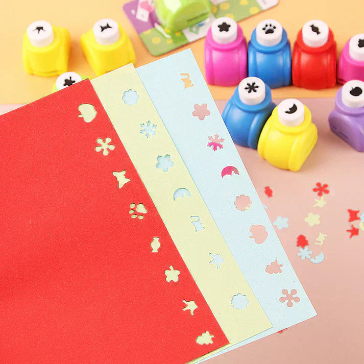 🎨 40% RABATT! ✂️ Kreatives Bastelset mit Locher für Kinder – Sicher, Pädagogisch & Stundenlanger Kreativspaß 🧒
