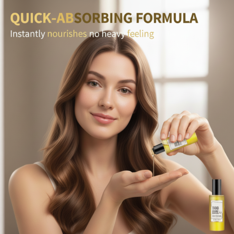 💆‍♀️ KAUF 2 ERHALT 3! ✨ HAARREPARATUROEL MIT EIPROTEIN - Intensive Feuchtigkeit & Glanz, Stärkt die Haarstruktur, Für Geschmeidiges und Gesundes Haar 🌿🧴