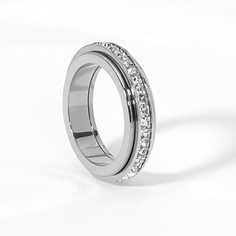 💍💍Drehbarer Ring, plattiert mit 18-karätigem Roségold und Sternenhimmelmuster