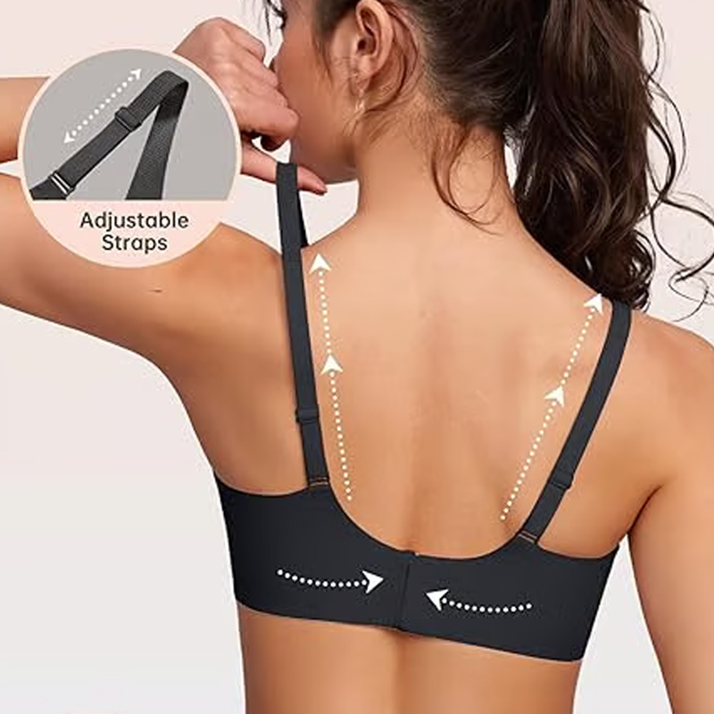 Frühjahrsaktion: 40 % Rabatt💕  der ultra-bequeme, drahtlose Damen-BH: nahtlos, Tief-V & Push-Up
