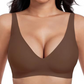 Frühjahrsaktion: 40 % Rabatt💕  der ultra-bequeme, drahtlose Damen-BH: nahtlos, Tief-V & Push-Up
