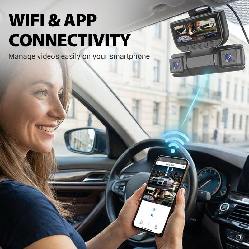 🚗💡 4K WIFI Nachtsicht-Dashcam – 4 Kanäle Rundum-Sicherheit & APP-Steuerung 🔄📱 Jetzt 46% sparen! 2026er Neuvorstellung mit nachhaltigem Design.