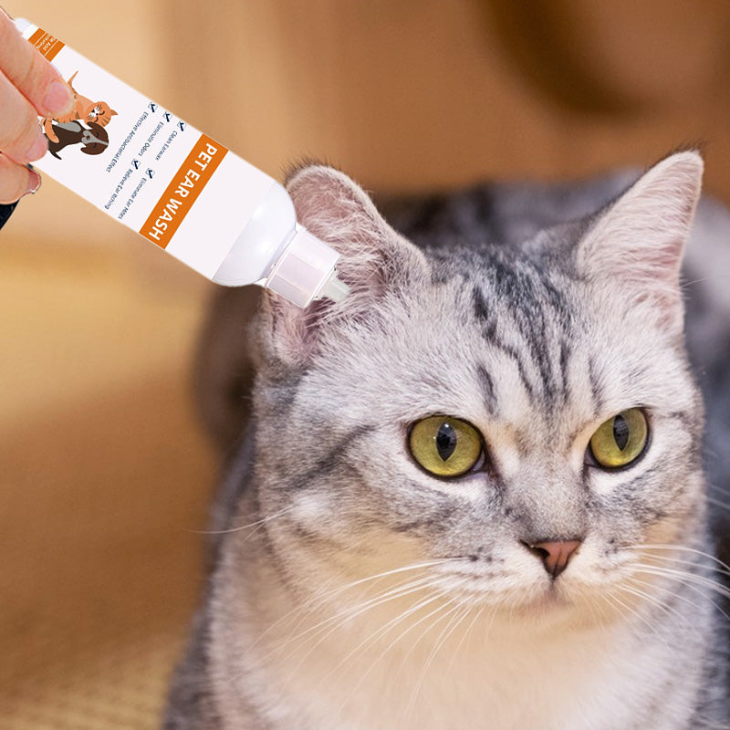 🐾✨✨ Ohrenreiniger für Hunde und Katzen 2026 AKTUALISIERTE VERSION | Sichere und sanfte Reinigung | Höchste Qualität 💎