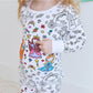 ✨ DIY-Cartoon-Pyjamas für Kinder – waschbarer Stoff für kreativen Spaß 🎨👧