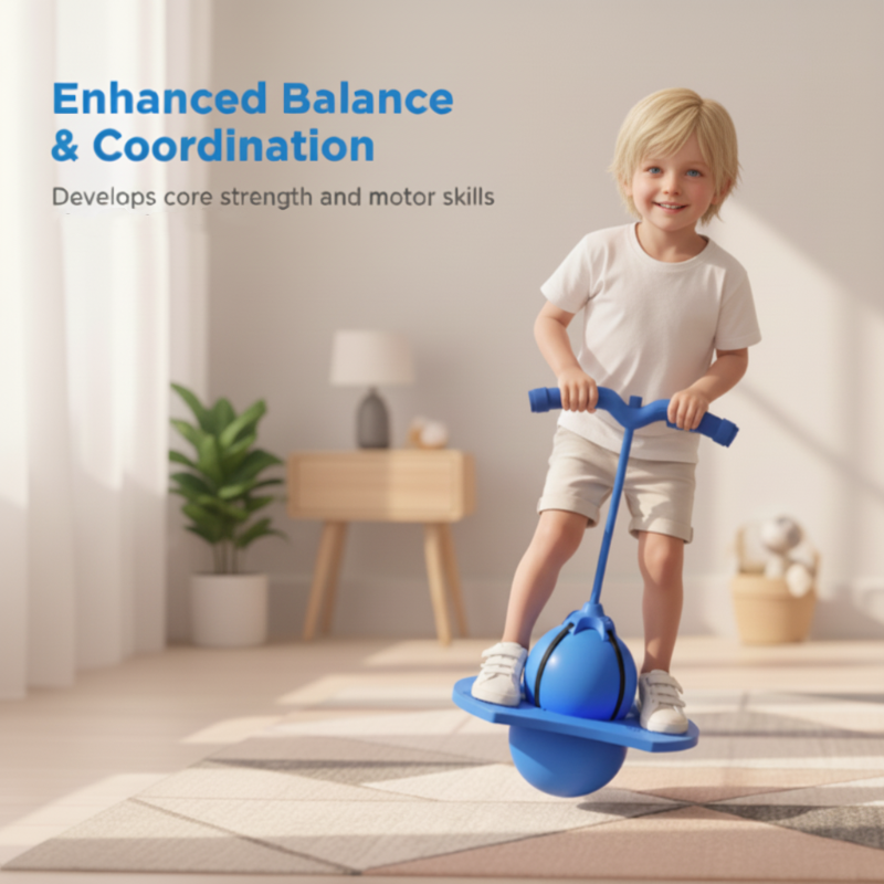 🤸‍♂️ 60% RABATT! 🎉 Pogo-Sprungball – Höhenverstellbar, Stabil & Spaß für Kinder & Erwachsene 🎈