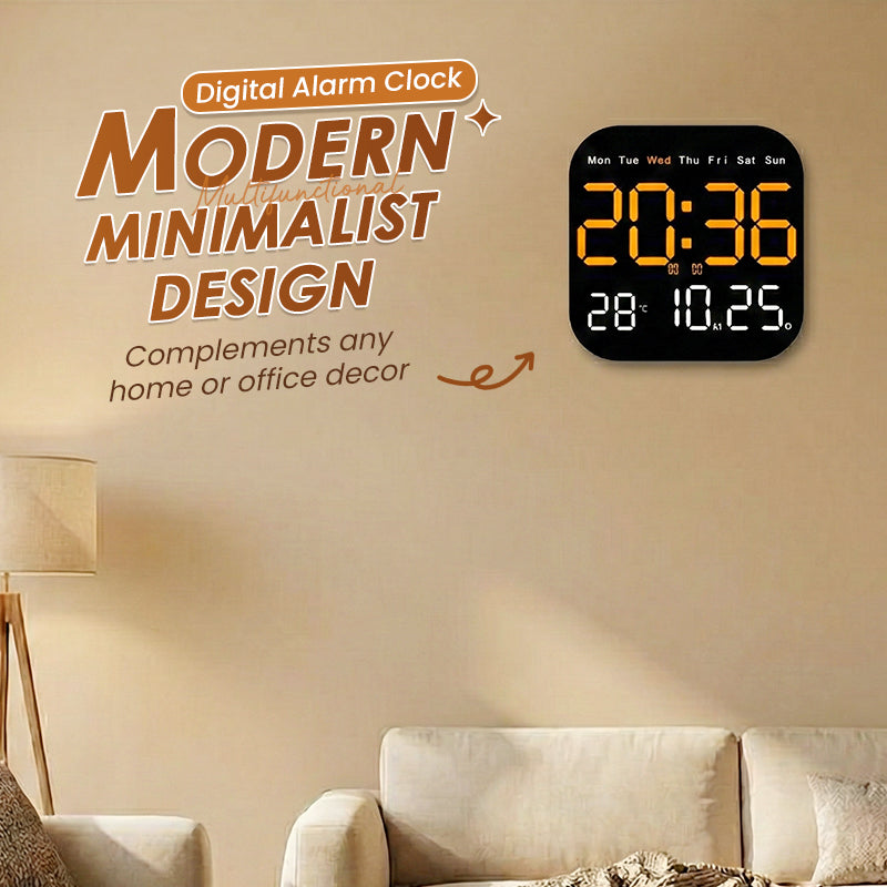 📱 Multifunktionaler Digitalwecker für Zuhause & Büro – Großes Display, USB-Ladefunktion & Einstellbare Helligkeit 🛏️