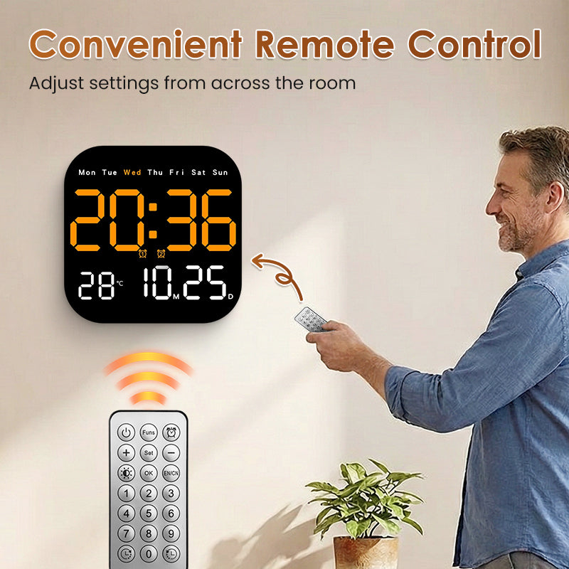 📱 Multifunktionaler Digitalwecker für Zuhause & Büro – Großes Display, USB-Ladefunktion & Einstellbare Helligkeit 🛏️