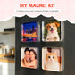 Klares Acryl-DIY-Kühlschrankmagnet-Set