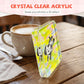 Klares Acryl-DIY-Kühlschrankmagnet-Set