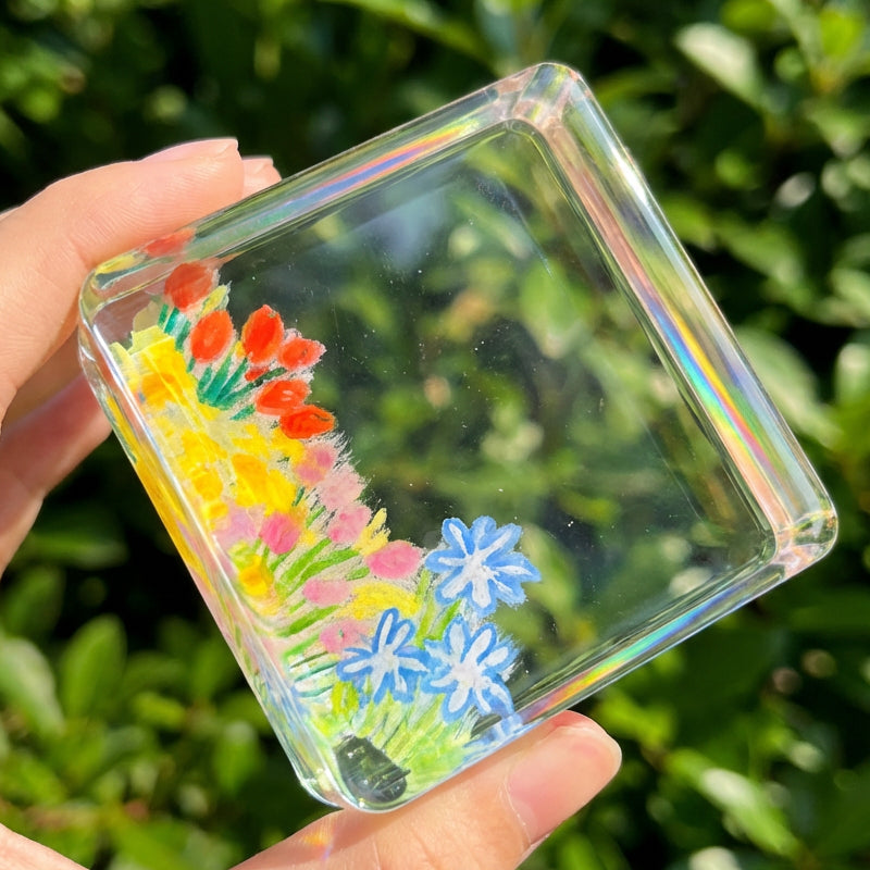 Klares Acryl-DIY-Kühlschrankmagnet-Set