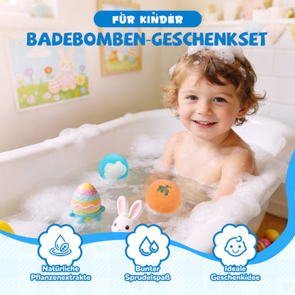 50 % Rabatt im Frühjahr-12-teiliges Badebomben-Geschenkset für Kinder