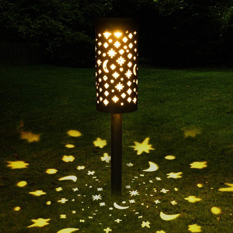 ✨🌙Solar-Gartensteckleuchten mit Stern- und Mondprojektion