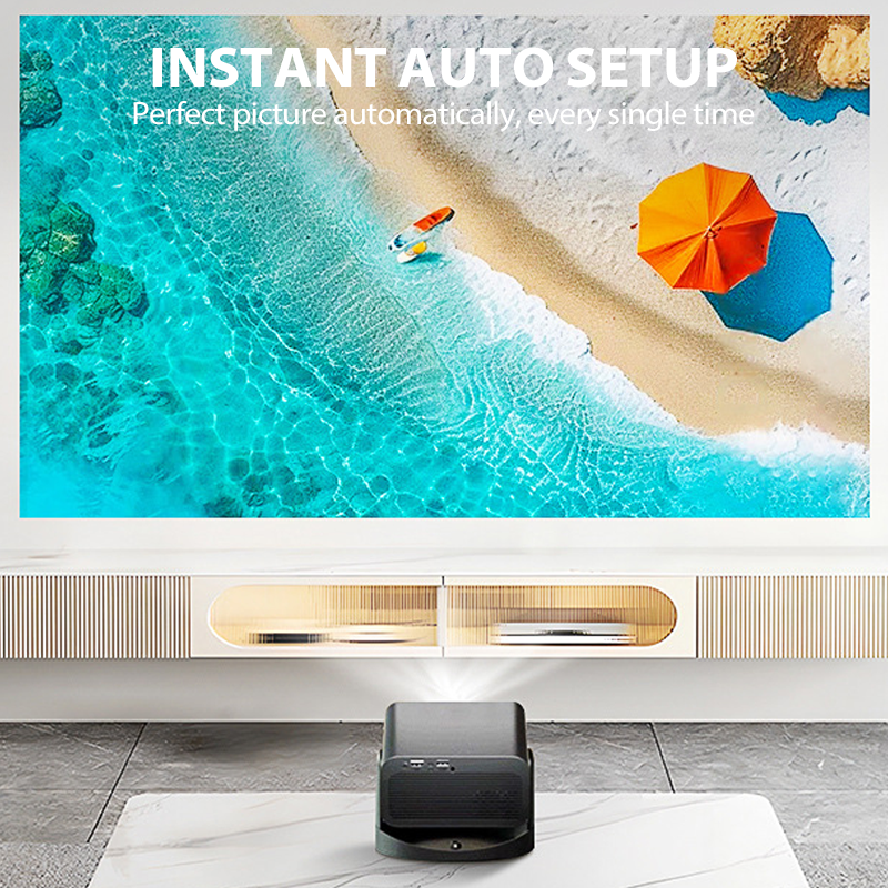 Kino-Feeling für Zuhause 🍿Smart Full HD Projektor mit automatischem Fokus